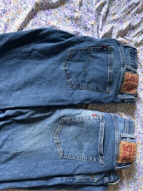 Levi's Men's Classic Blue Straight-Leg Jeans Duo
